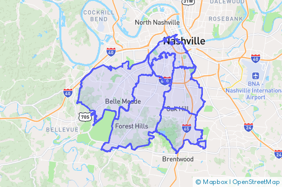 Service Area Map