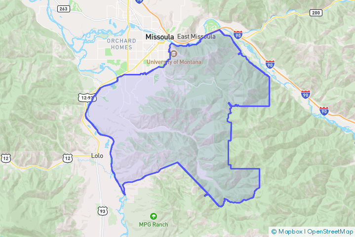 Service Area Map
