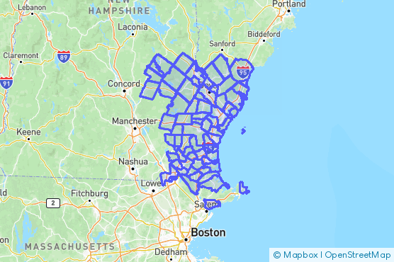 Service Area Map