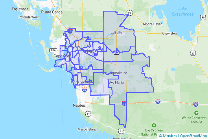Service Area Map
