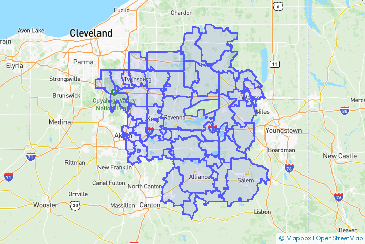 Service Area Map