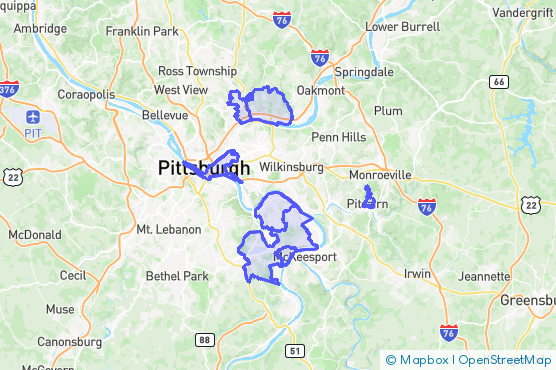 Service Area Map
