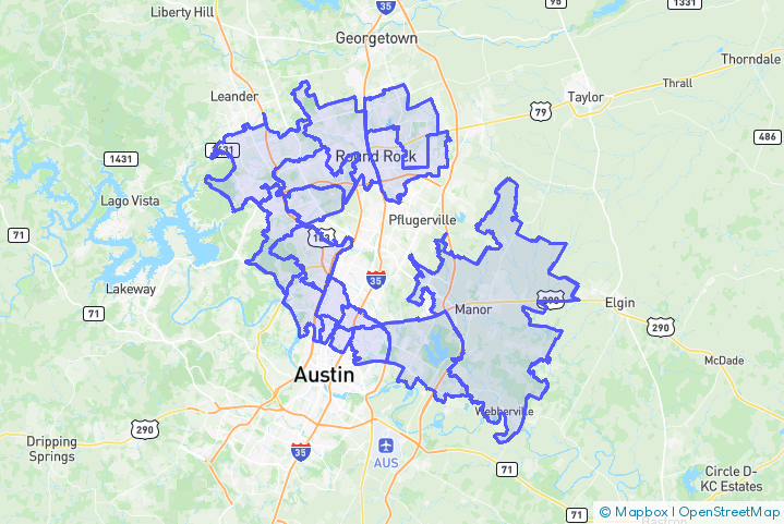 Service Area Map