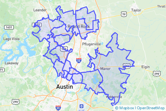 Service Area Map