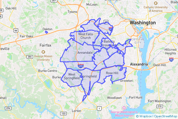 Service Area Map