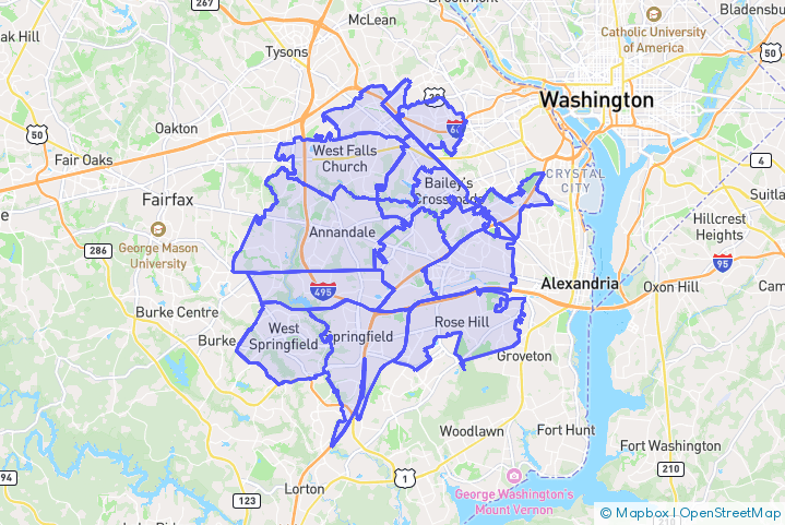 Service Area Map