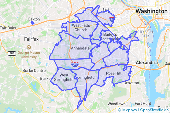 Service Area Map
