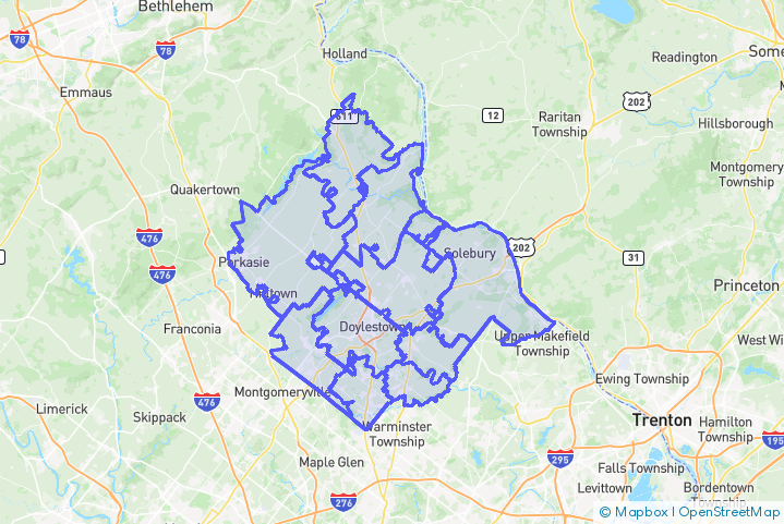 Service Area Map
