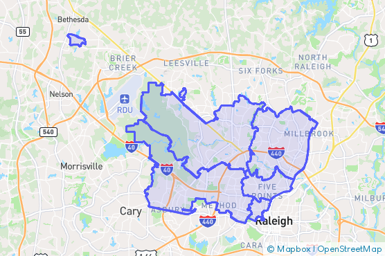Service Area Map