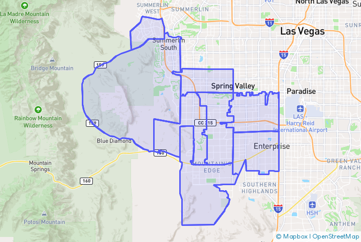 Service Area Map