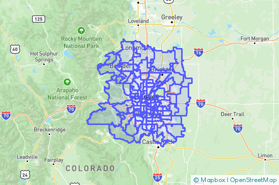 Service Area Map
