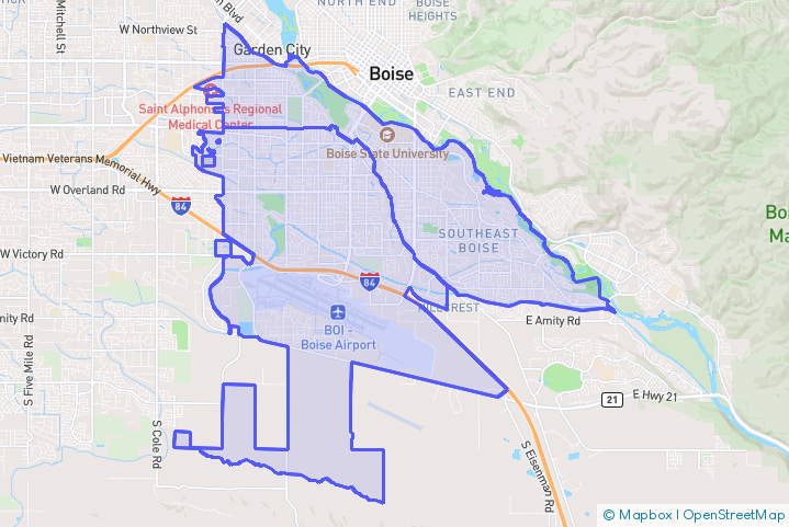 Service Area Map