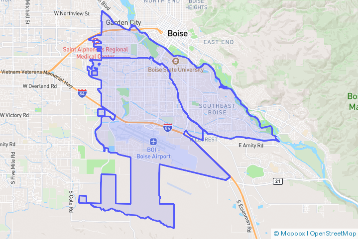 Service Area Map