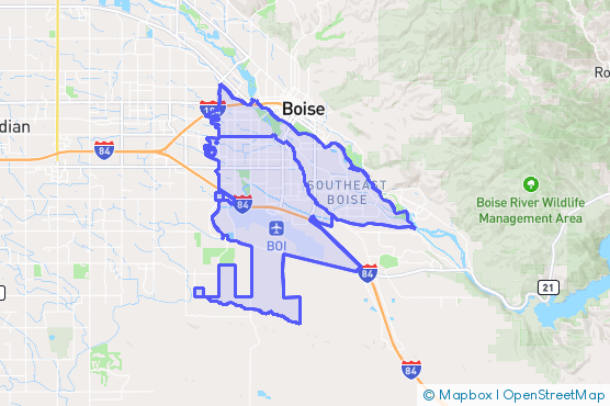 Service Area Map