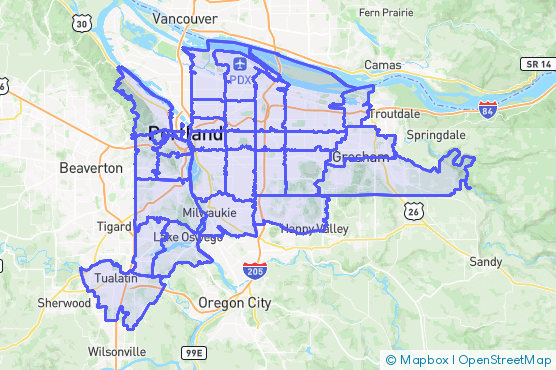 Service Area Map