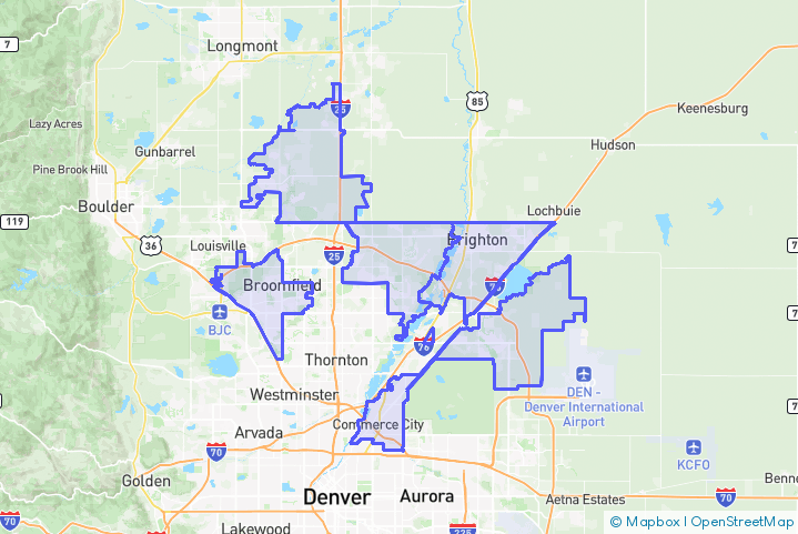 Service Area Map