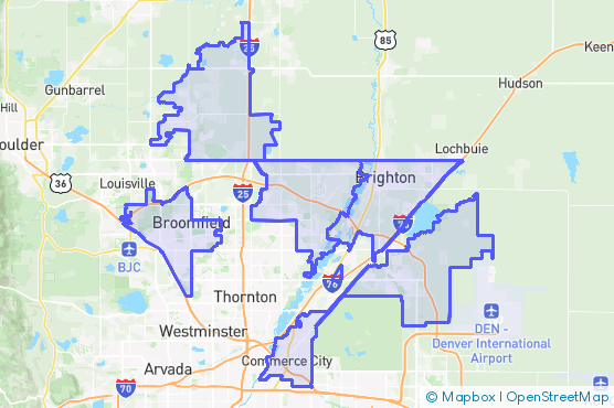 Service Area Map