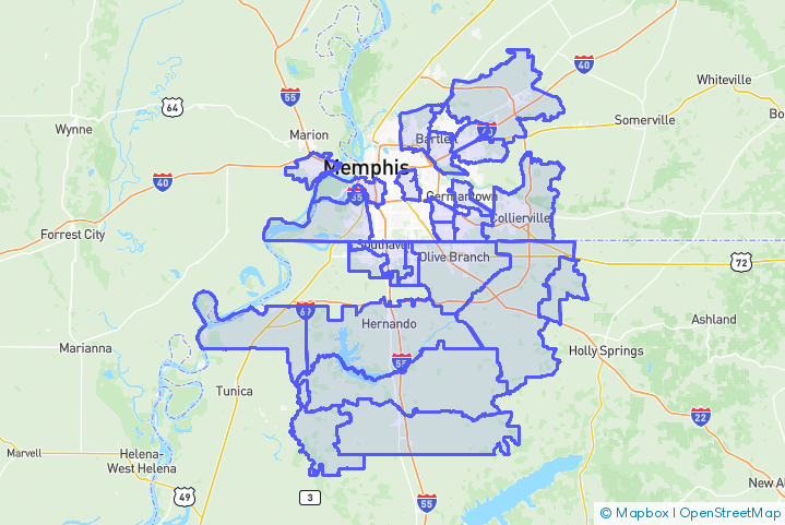 Service Area Map