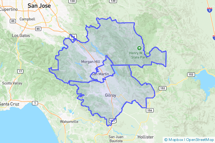 Service Area Map