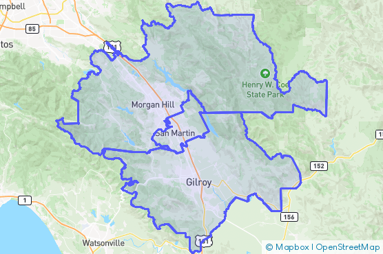 Service Area Map
