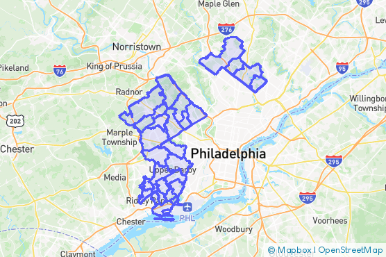 Service Area Map