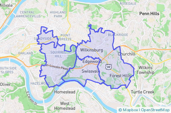 Service Area Map