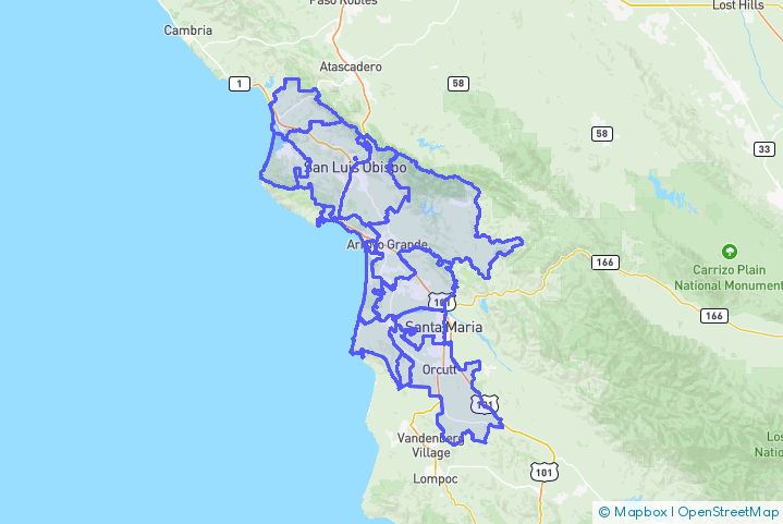Service Area Map