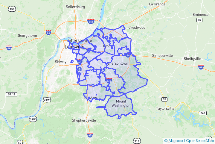 Service Area Map
