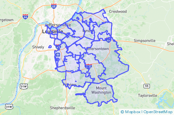 Service Area Map