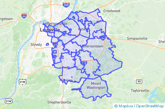 Service Area Map
