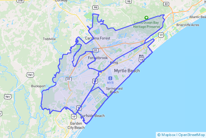 Service Area Map