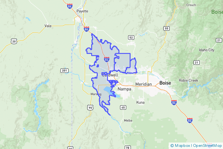 Service Area Map