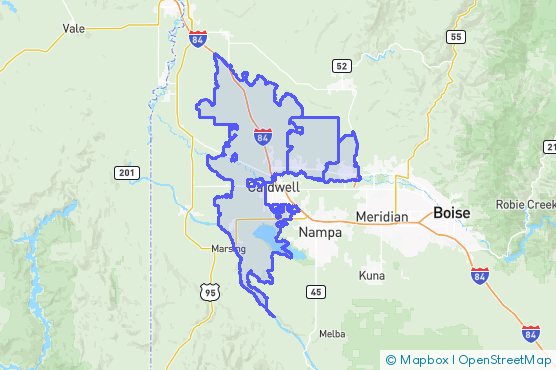Service Area Map