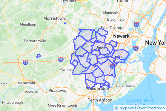 Service Area Map