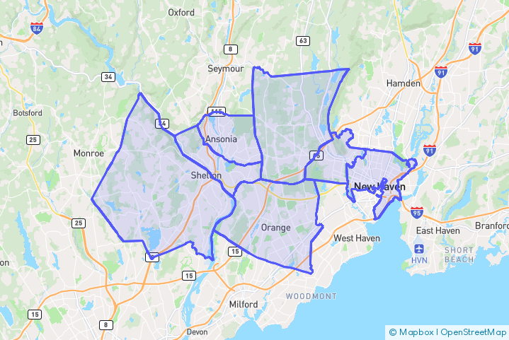 Service Area Map