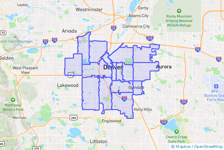 Service Area Map