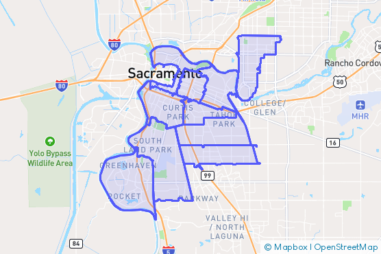 Service Area Map