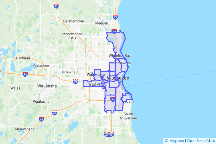 Service Area Map