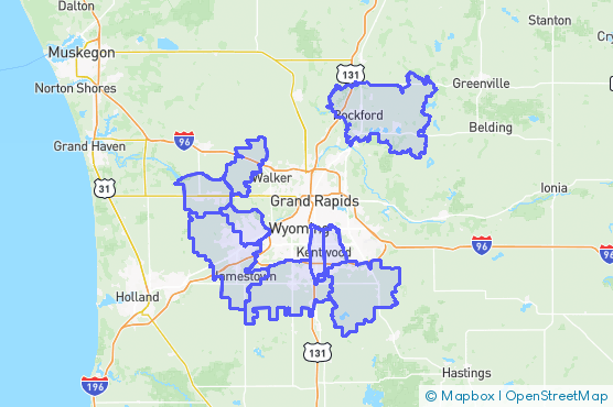 Service Area Map