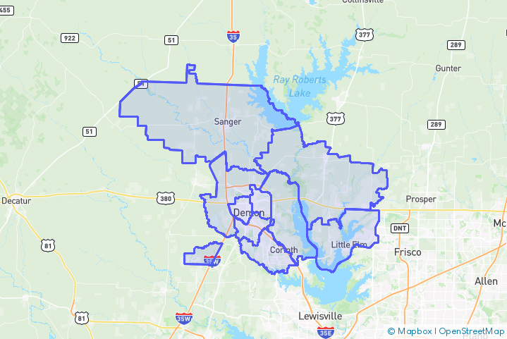 Service Area Map