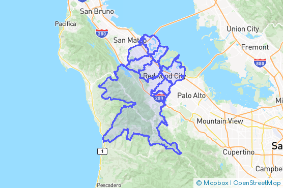 Service Area Map