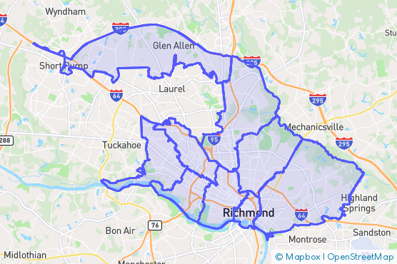 Service Area Map