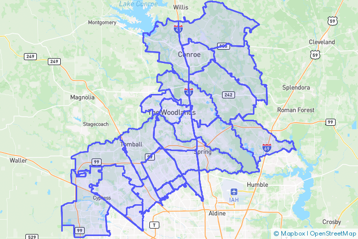 Service Area Map