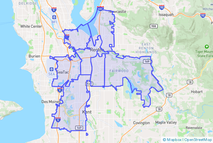 Service Area Map