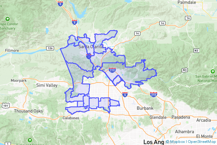 Service Area Map