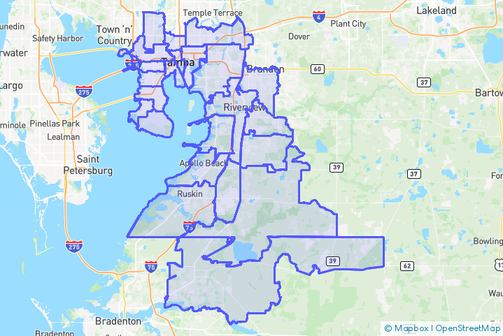 Service Area Map
