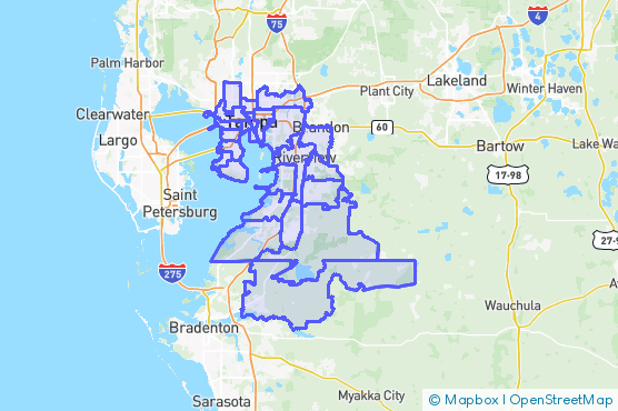 Service Area Map