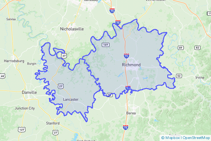 Service Area Map