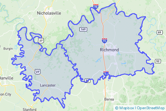 Service Area Map