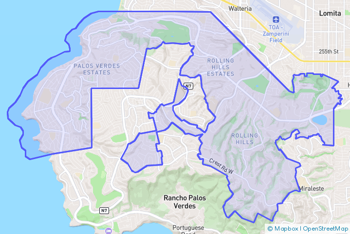 Service Area Map